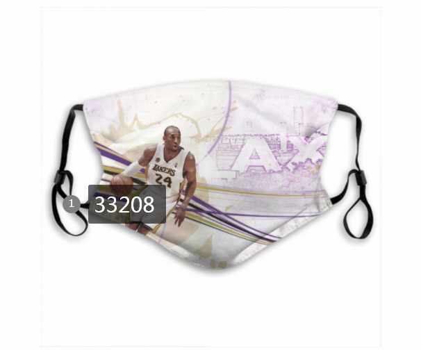 2021 NBA Los Angeles Lakers #24 kobe bryant 33208 Dust mask with filter->nba dust mask->Sports Accessory